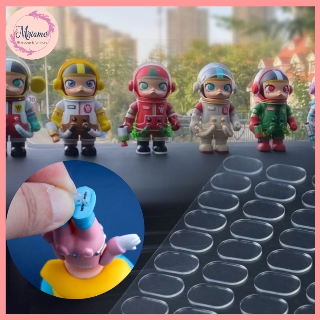 –MXM–สติกเกอร์ใส กาวสองหน้า ติดโมเดล ลอกออกได้ ไม่เป็นคราบ ติดแน่น กาวใส สติกเกอร์ตั้งโมเดล #AG-0016