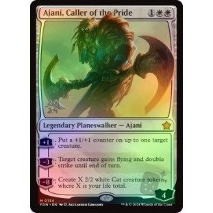 Magic the Gathering - รองพื้น - Ajani, Caller of the Pride (ฟอยล์แบบปล่อยล่วงหน้า)