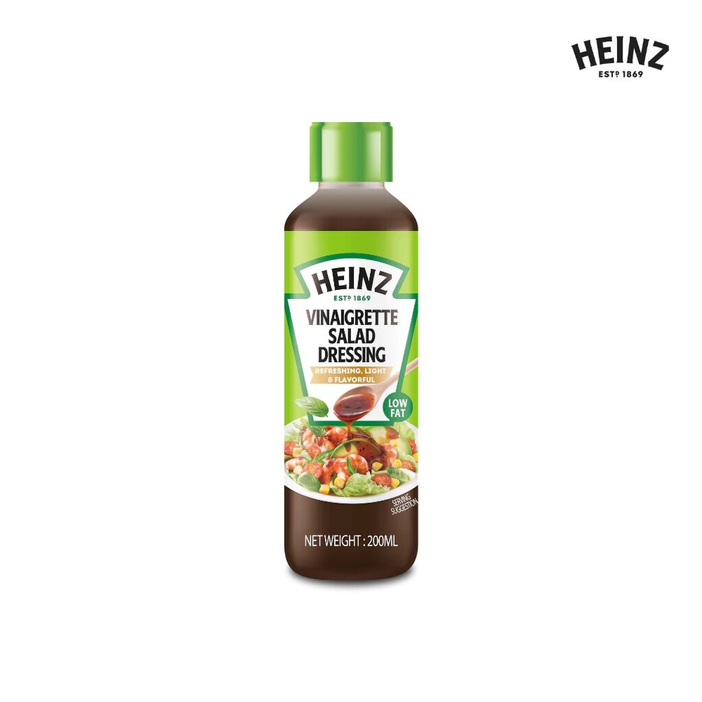 Heinz Vinaigrette Salad Dressing 200 ml. ไฮนซ์ น้ำสลัด วินิเกรท 200 มล. (05-9235)