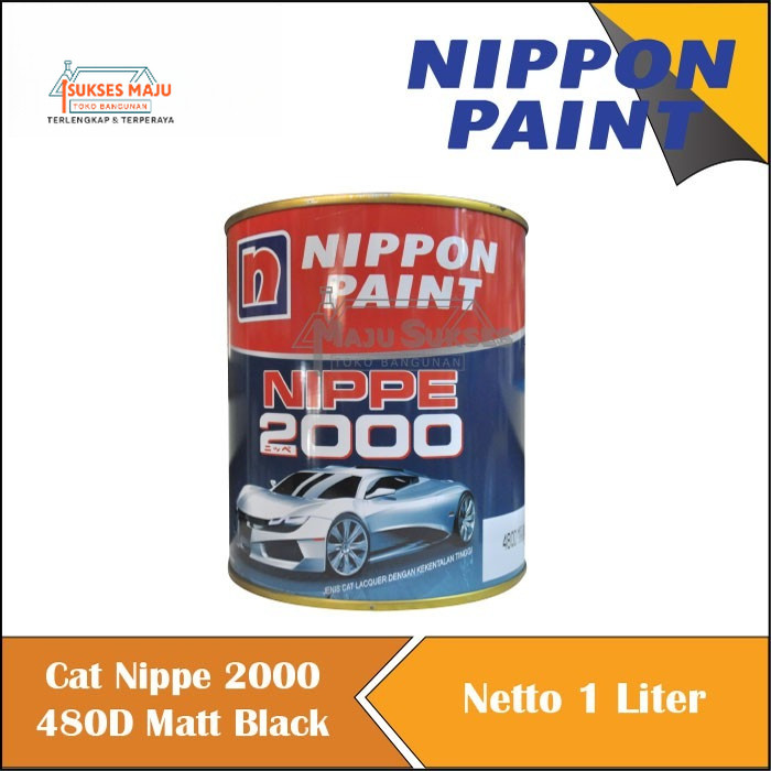 NIPE 2000 matt black white matte Epoxy plus hardener Nippe 2000 Nippon Paint black / white dop duco 