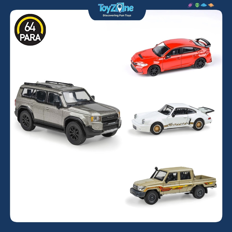 PORSCHE โมเดลรถ PARA64 1:64 สเกล - ปอร์เช่แท้ Toyota, Honda, Mercedes PARA64
