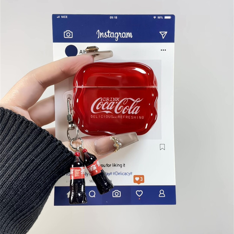 Huawei Freeclip2 คุกกี้ Coca-Cola เหมาะสําหรับ Huawei freeclip เคสป้องกัน Anti-drop SE3 Freeclip เคสหูฟัง freebuds6i ซิลิโคน 5i ไร้สายบลูทูธ SE2 กรณี