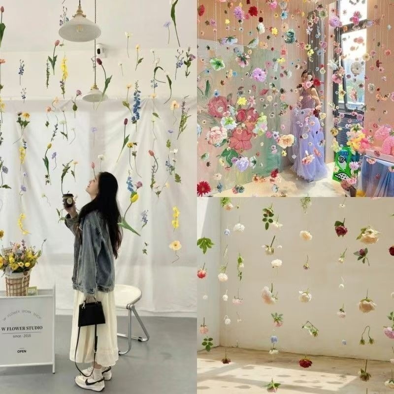 แนะนำ ผ้าม่าน 20/50ชิ้นลอยผ้าม่านดอกไม้ Artifical ดอกไม้ผ้าม่านชุดผสมดอกไม้ปลอมงานแต่งงานตกแต่งดอกไม้ผนังเค้กพวงหรีดตกแต่งการถ่ายภาพ Props ราคาพิเศษ มีเก็บเงินปลายทาง