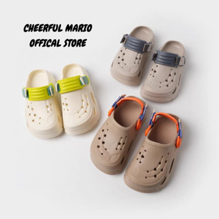 Cheerful Mario 18-24ซม ฤดูร้อน รองเท้านิ่มเด็ก วัสดุEVA รองเ…