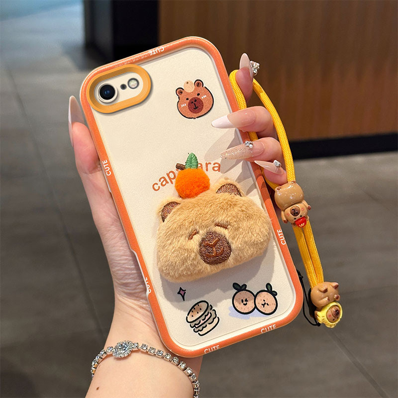 เคส iPhone 6 6S 7 8 6PLUS 6SPLUS 7PLUS 8PLUS การ์ตูน 3D ตุ๊กตาซิลิโคนอ่อนนุ่มเคสโทรศัพท์ - รูปที่ 3