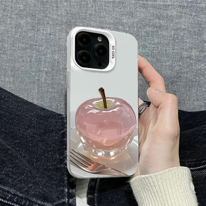 ขนมคริสตัลทุกวันเข้ากันได้ iPhone 16PROMAX 15 เคสแข็ง 16 15 14 PLUS XR 16 16PRO 15PRO XS เคสป้องกันโ