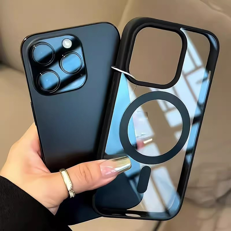 Magnetic เคสโทรศัพท์ For iPhone 13 11 17 pro max Case iPhone 11 15 16 pro max 14 12 pro max 16 Plus 7 8 Plus XR XS Max