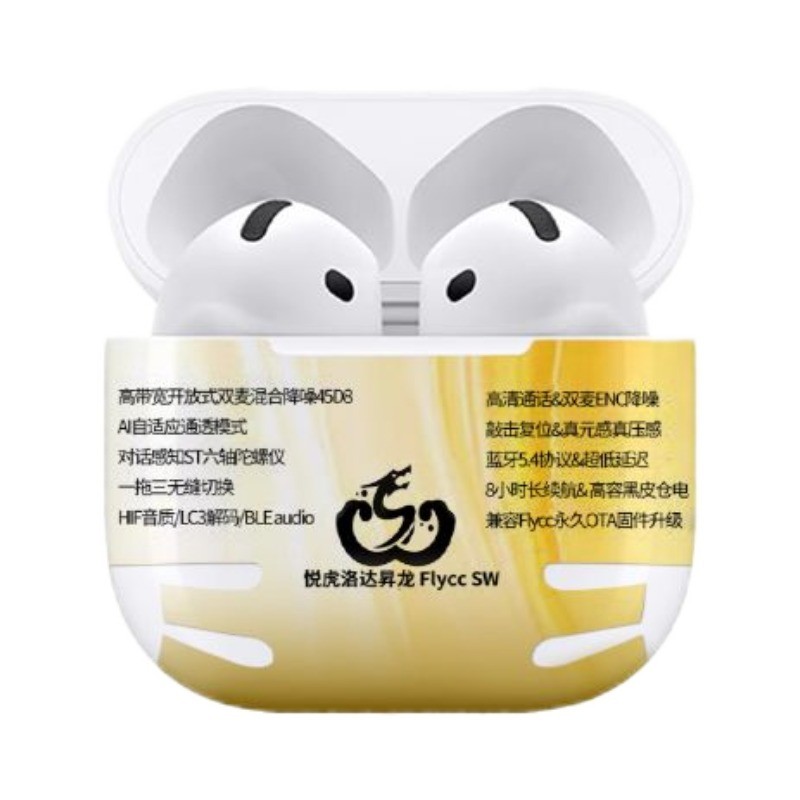 6Gen Airoha1571AM Tiger Builder Air4 Semi in Ear True Wireless ลดเสียงรบกวนหูฟังบลูทูธ -45DB Real AN