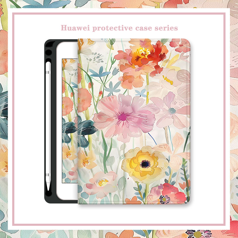 สําหรับ Honor Pad 9 12.1 2024 X9 V9 Huawei แท็บเล็ต Matepad 10.4 นิ้ว SE 11 2024 กรณีช่องเสียบปากกา 