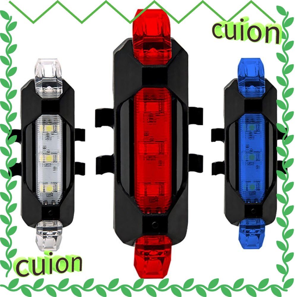 CUION1413 ไฟท้ายจักรยาน, ไฟจักรยานเสือภูเขาแบบชาร์จไฟ USB แฟลช ไฟกันน้ำเพื่อความปลอดภัย ขายดี