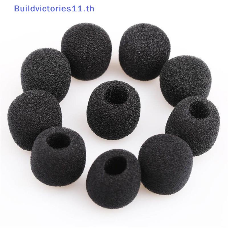 Buildvictories11 5PCS ไมโครโฟนกระจกโฟมนุ่ม Pad Mic ฝาครอบฟองน้ําผิว TH