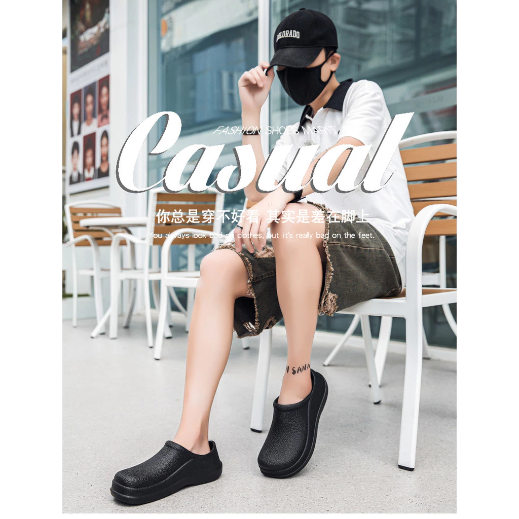 รองเท้าเชฟกันลื่น กันน้ำ กันน้ำมัน รองเท้าทำงานในครัว thumbnail 5