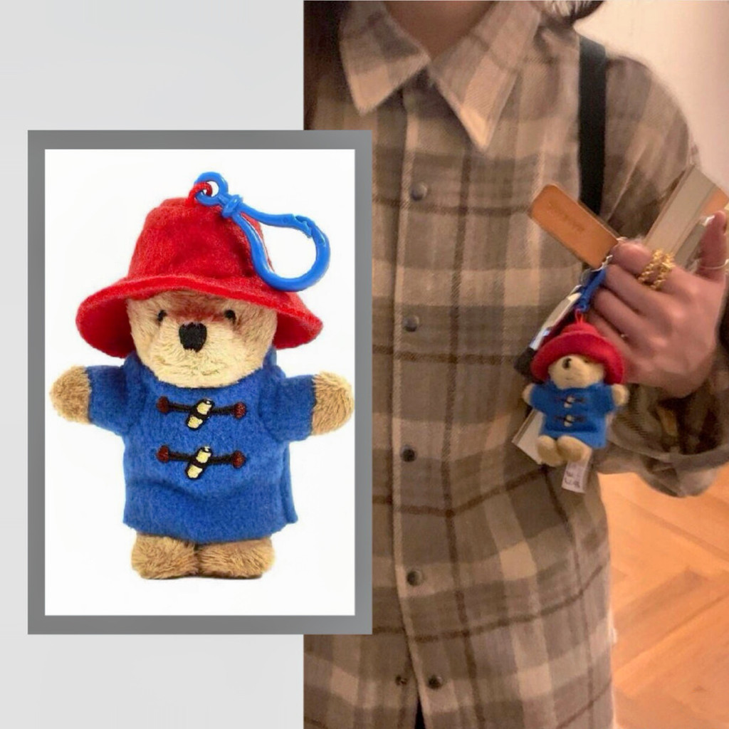 11 ซม.Paddington Bear ของเล่นตุ๊กตา Paddington พวงกุญแจตุ๊กตาของเล่นคริสต์มาสของขวัญ