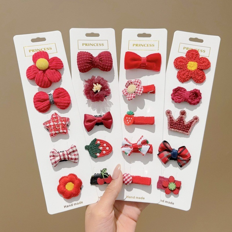 ชุด10กิ๊บติดผมเด็กน่ารักเด็กไม่ทําร้ายผมbbคลิปเครื่องประดับผมเด็ก - รูปที่ 5