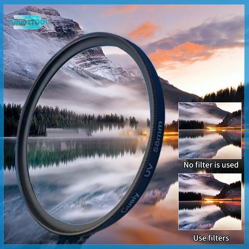 Utzn> 37 40.5 43 46 49 52 55 58 62 67 72 77 82 มม.เลนส์ HD UV Digital Filter เลนส์ป้องกันฟิล์มสําหรับ Canon Nikon Sony SLR กล้อง 99.9% ใหม่