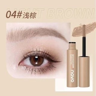 Novo มาสคาร่าคิ้ว สามมิติ พร้อมแปรงปัด สีสวย แห้งเร็ว กันน้ำ ติดทนตลอดทั้งวัน
