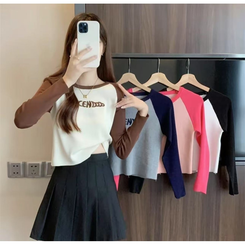 156 ใหม่รัดรูปเก๋ไก๋ด้านในเสื้อสั้นอิน  เสื้อแขนยาว  ผ้าใส่สบาย เสื้อสาวอวบ เสื้อ ยืดผู้หญิง มีหลาย  จัดส่งจากกรุงเทพฯ