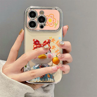 🎈Sole🎈ส่งจากไทย เคสโทรศัพท์มือถือนิ่ม เคสไอโฟน กันกระแทก สําหรับ iPhone 15 14 13 12 11 Promax 7 8 14 15 Plus XR XSMax