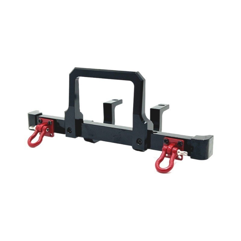 โลหะอัพเกรดด้านหน้าและด้านหลังกันชนยามสําหรับ MN รุ่น 1/12 MN82 LC79 RC รถอะไหล่