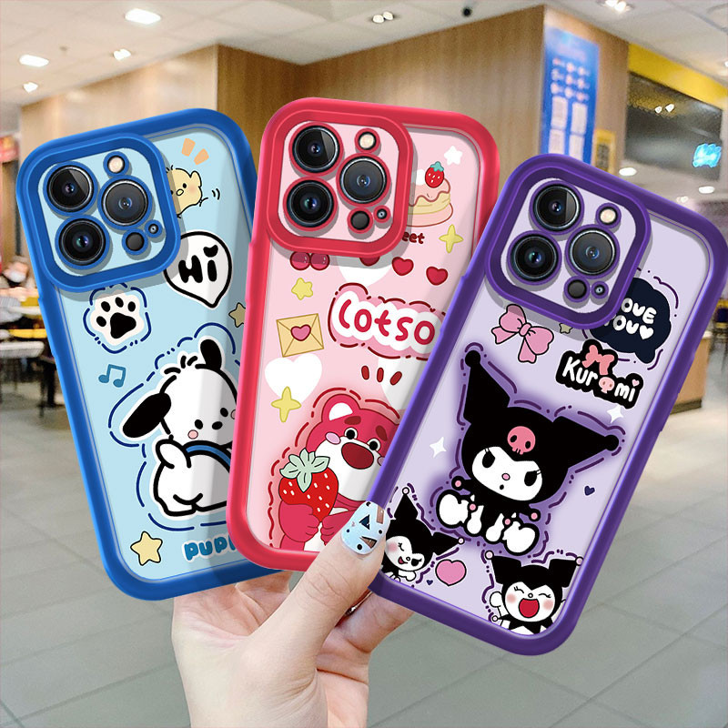 การ์ตูน Pacha Bear Kuromi สุนัขสําหรับ VIVO Y22S Y31 Y51S V25E Y78+ Y36 Y27 Y28 V21 V11I V15 PRO Y03