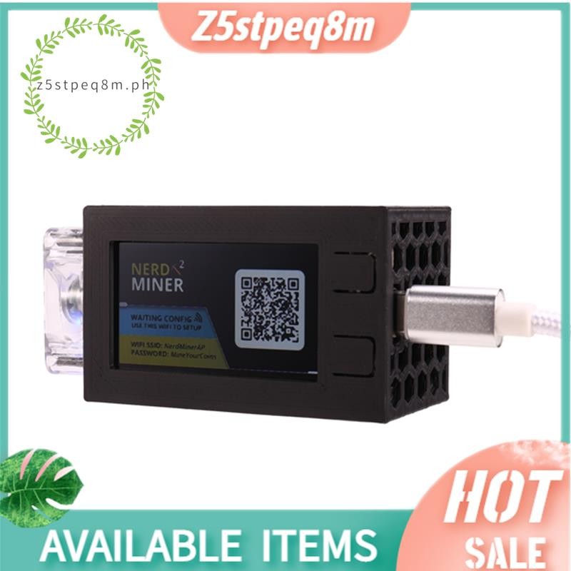 สําหรับ Nerdminer V2 Pro Miner 78KH/S Mini Bitcoin Lottery Miner พร้อมพัดลมส่องสว่าง BTC Solo Lotter