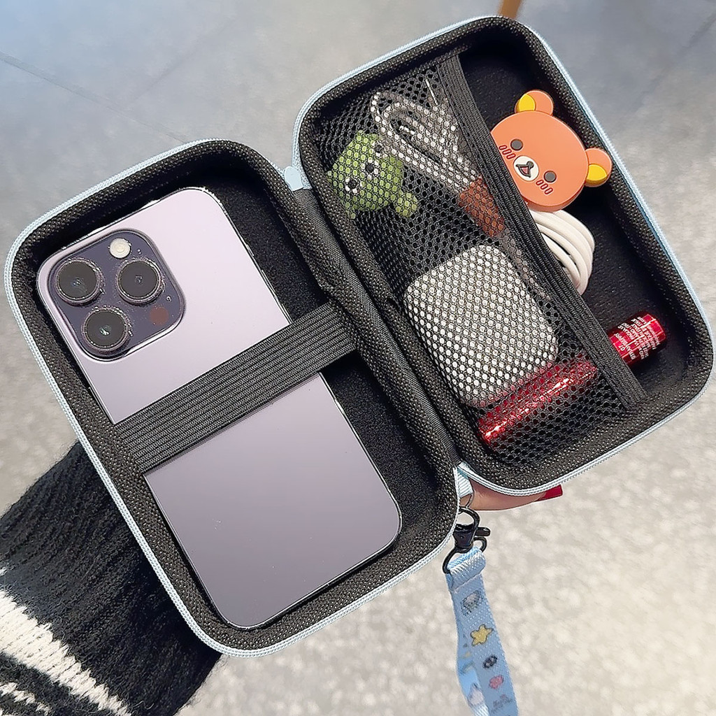 น่ารัก Cinnamoroll Ccd กระเป๋ากล้อง Hold-Proof Hard Shell การบีบอัด-Resistant การ์ดดิจิตอลขนาดเล็กกระเป๋าเก็บกล้องเหมาะสําหรับ Canon Sony กระเป๋าเครื่องสําอาง