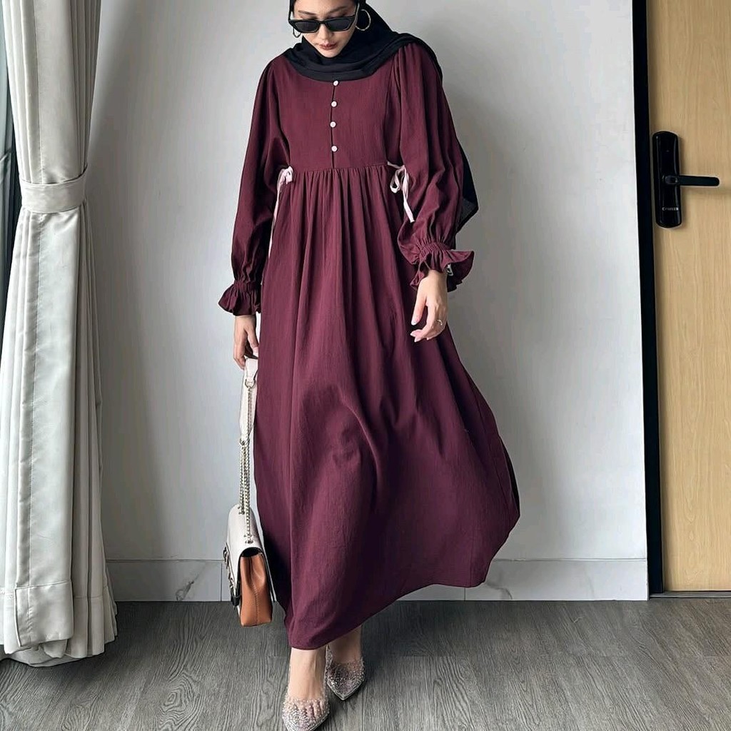 Gsmis Trend 2026 Lebaran Long Dread Womens Quality Jubbah Sarii ล่าสุด 2026 เกม Hamis Girls Deres กร