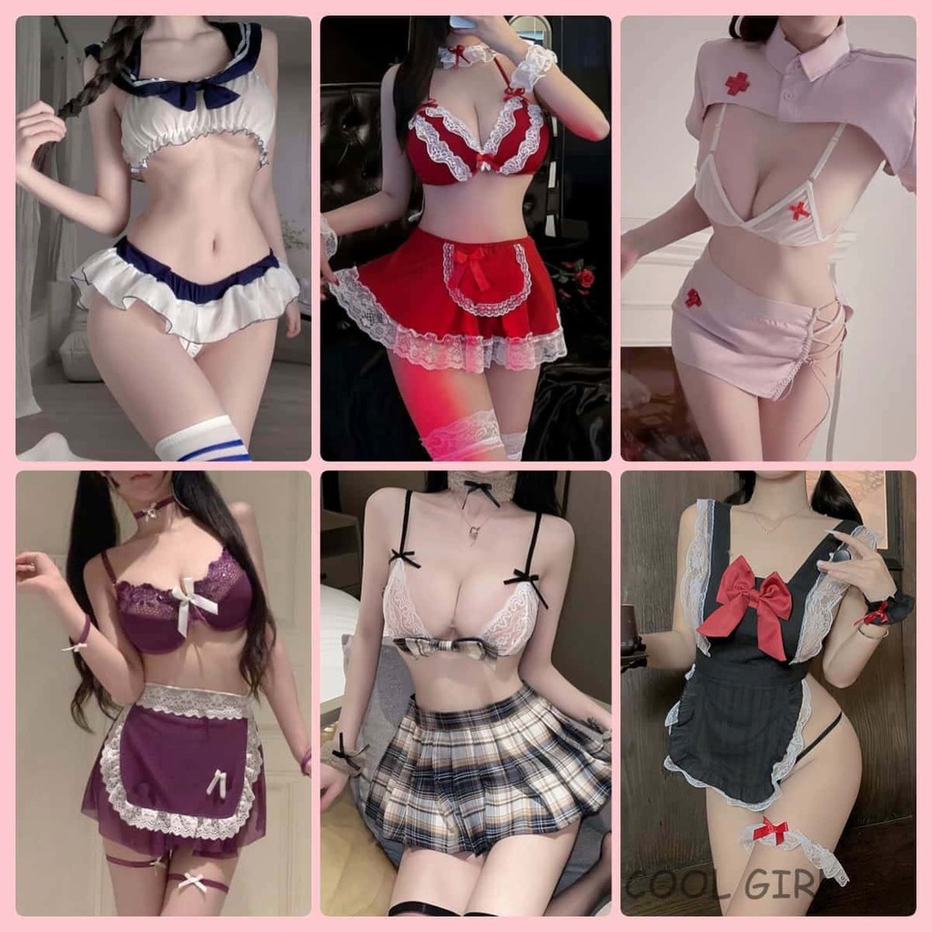 girl ชุดแม่บ้านเซ็กซี่ เจเค ซีรีย์เล่นตามบทบาท น่ารัก เซ็กซี่ ราคาส่ง รวมทุกแบบ พร้อมส่งจากไทย