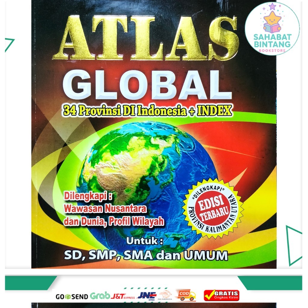หนังสือ Global Atlas 34 จังหวัด Plus Index ขนาดใหญ่ล่าสุด