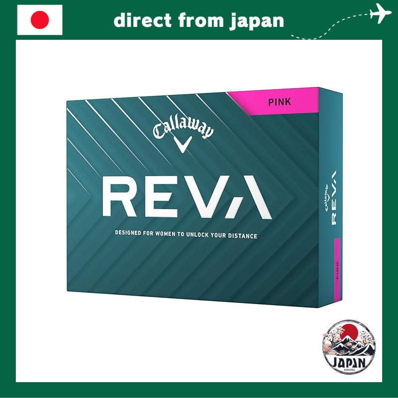 Callaway REVA Golf Balls (12 Pack) - 2-Piece Construction, Available in Pink and White
