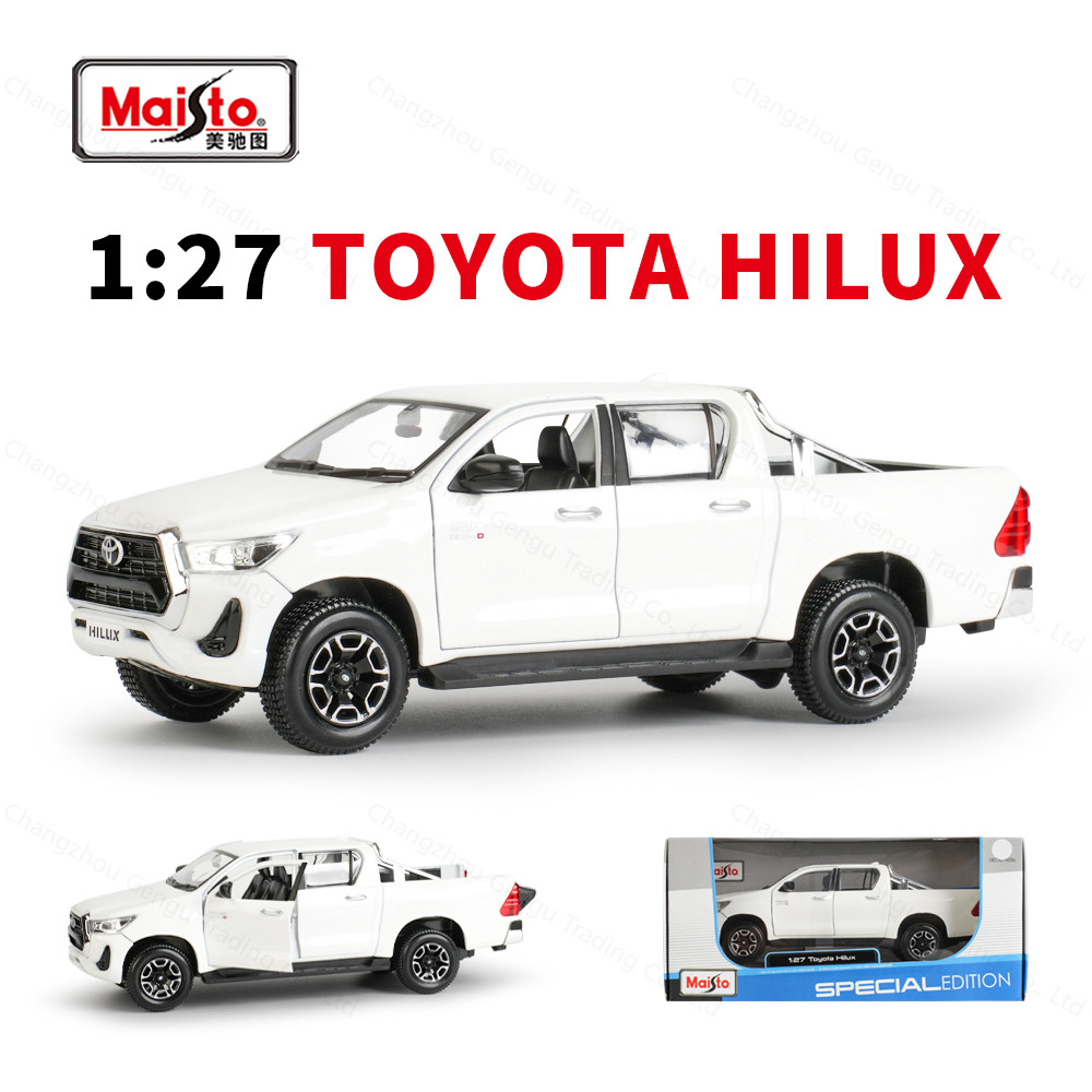 Maisto 1:27 Toyota Hilux Pickup Static Die Cast ยานพาหนะสะสมรถของเล่น