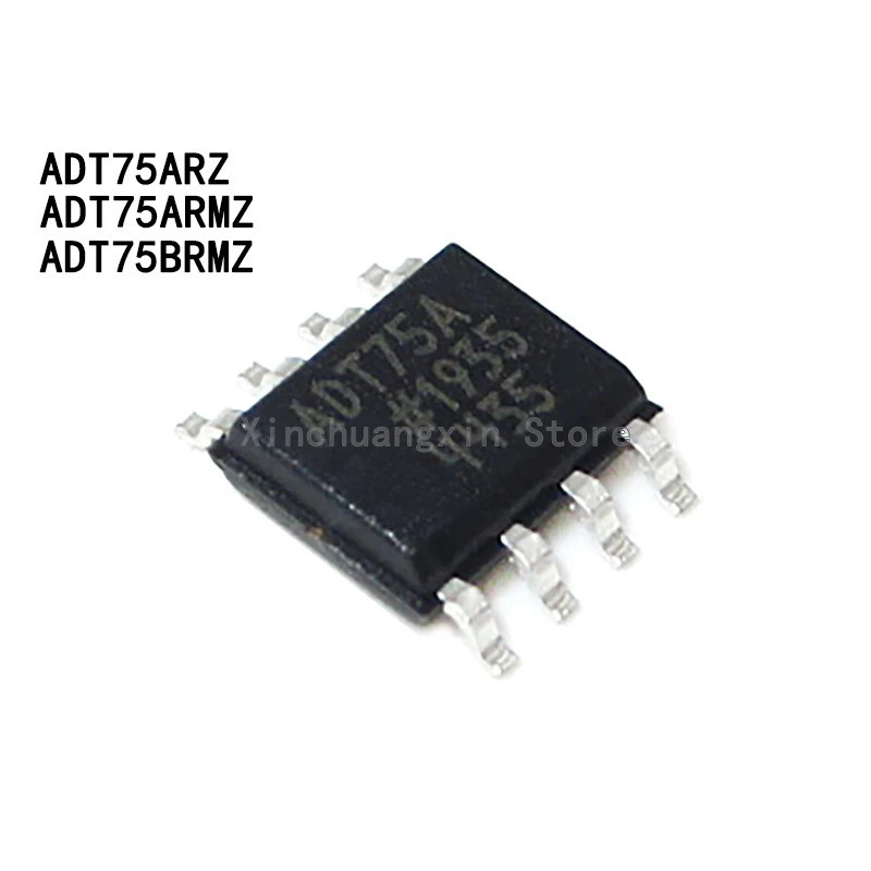 5PCS ADT75ARZ ADT75A SOP-8 ADT75ARMZ T5B ADT75BRMZ -REEL7 T5C MSOP Analog Digital Output Temperature