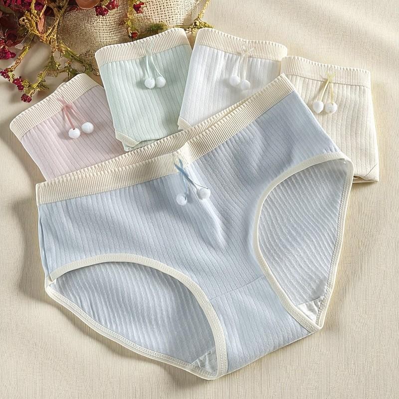 ‼️New Arrival‼️กางเกงชั้นใน สไตล์เกาหลี ผู้หญิง สีพื้น ผ้ายืดนุ่ม ใส่สบาย ระบายอากาศได้ดี ราคาถูก คุ้มค่า พร้อมส่ง