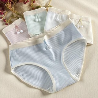 ‼️New Arrival‼️กางเกงชั้นใน สไตล์เกาหลี ผู้หญิง สีพื้น ผ้ายื…