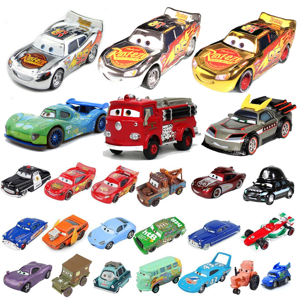(พร้อมส่ง) โมเดลรถยนต์ ดิสนีย์ พิกซาร์ 2 3 Lightning McQueen Mater Jackson Storm Ramirez 1:55 Diecast โลหะอัลลอย ของเล่นสําหรับเด็ก