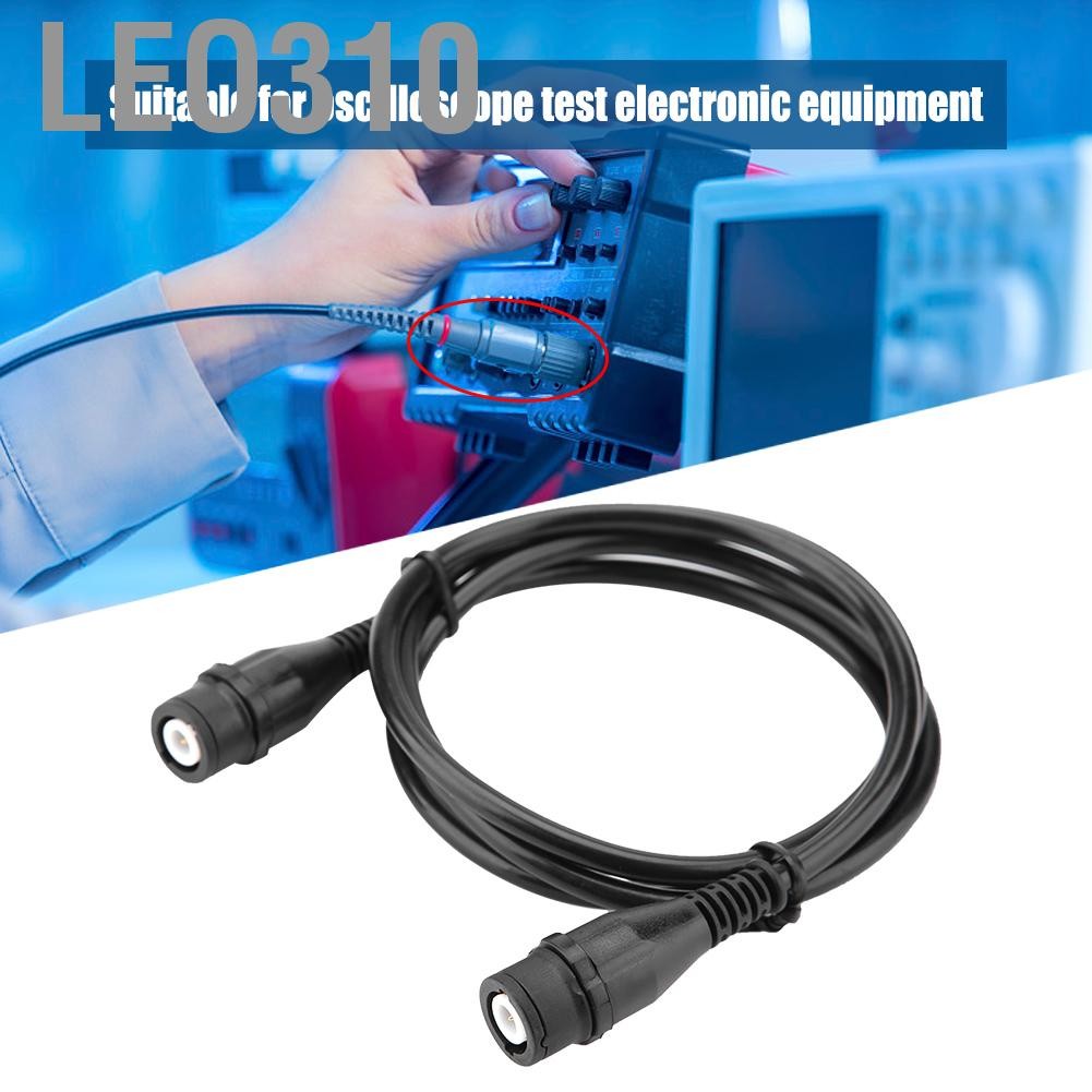 Leo310 BNC Coaxial Cable มาตรฐานชาย 1 ชิ้นสำหรับสัญญาณ Oscilloscopes 8 วงกลมสีไร้สายอุปกรณ์