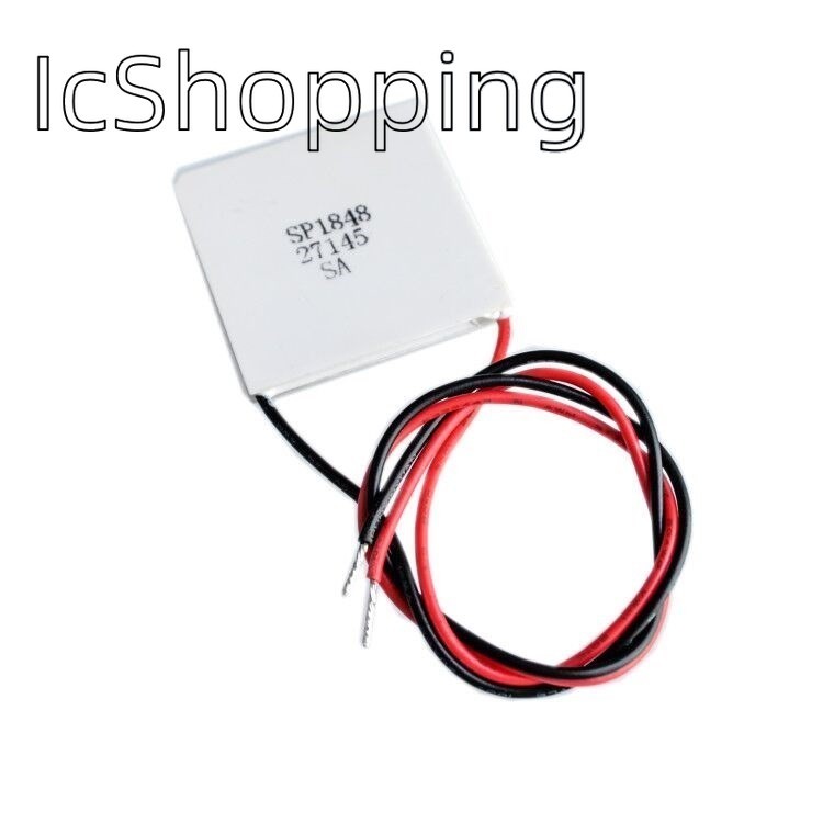 ขายร้อนSP1848-27145 Tec 40x40 มม.เซมิคอนดักเตอร์ Thermoelectric ฮีทซิงค์ Cooler Peltier แผ่นโมดูลสําหรับ Power Generation