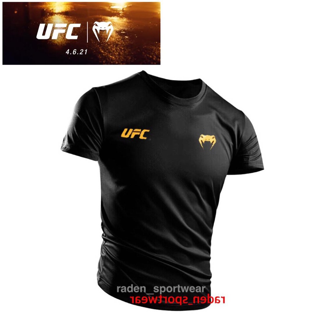 [คลังสินค้าพร้อม] Venum UFC เสื้อไมโครไฟเบอร์ MMA Training / Jersi Venum UFC MMA Training