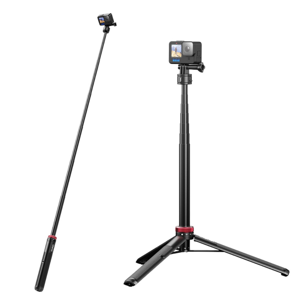 Ulanzi Go-Quick II ขาตั้งกล้อง GoPro DJI Action Camera 2in1 ไม้เซลฟี่+ขาตั้ง ยาว140cm