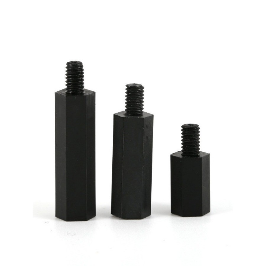 [จัดส่งด่วน] คอลัมน์ไนลอนหัวเดียวสีดํา/คอลัมน์แยกคอลัมน์รองรับคอลัมน์ M2/M2.5/M3/M4/M5/M6 (AZY-DM)