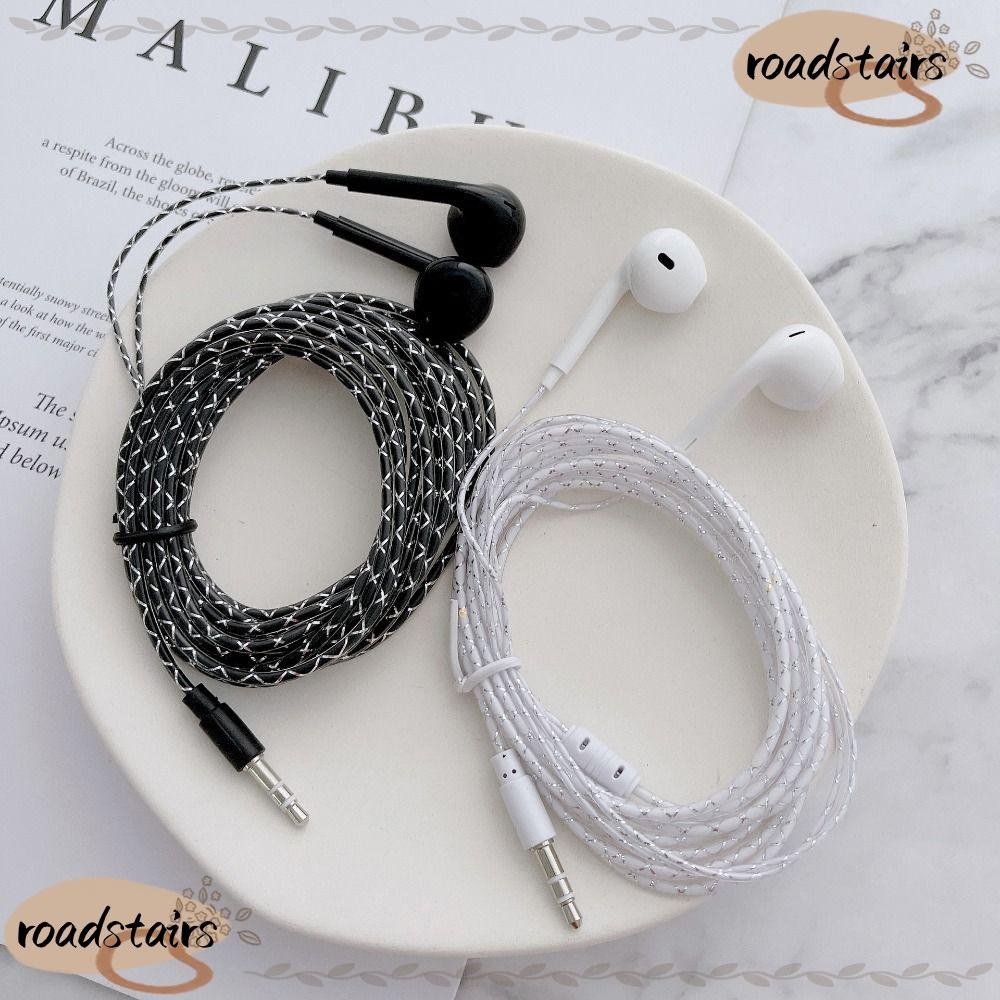 Roadstairs 1 ชิ้นเบสปลั๊กอุดหู, Anchor สีดําสีขาวชุดหูฟังแบบมีสาย, 2 เมตร/ความยาวสายเคเบิล 3.5 มม.การตรวจสอบการบันทึกเกมคอมพิวเตอร์สดหูฟัง