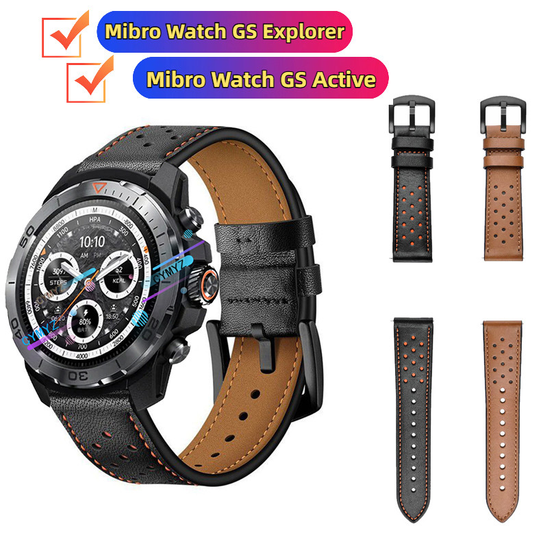 Mibro Watch GS Explorer strap สายหนัง Mibro Watch GS สายที่ใช้งาน สายรัดข้อมือแบบสปอร์ต