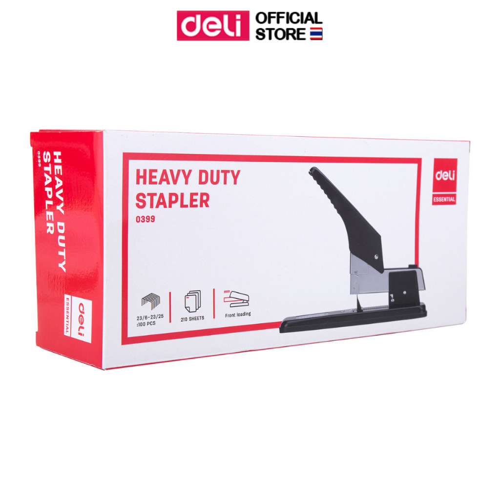 เครื่องเย็บกระดาษ Deli 0399 ขนาดใหญ่ แข็งแรง ทนทาน ใช้งานสำนักงาน Heavy Duty Stapler ราคา ถูกที่สุด ดีลบีเคเค แกลเลอรีภาพที่ 9