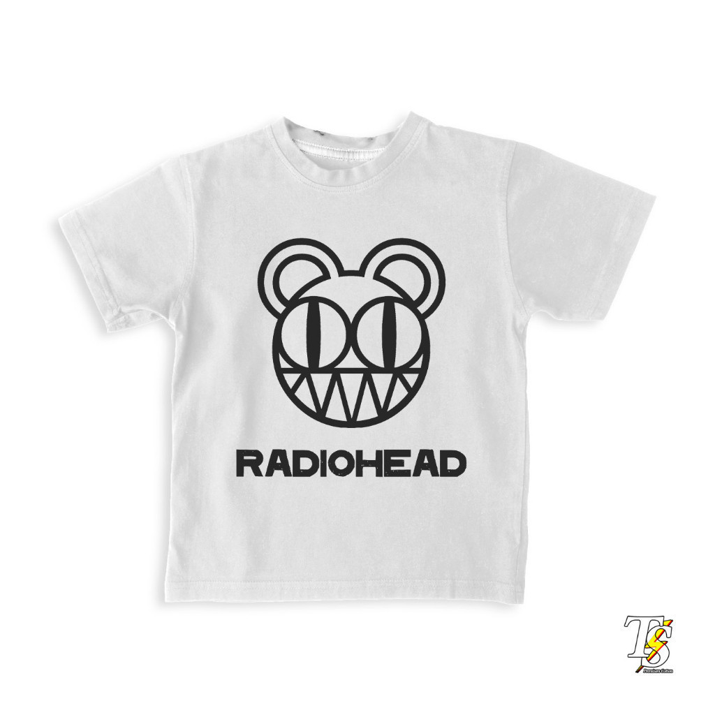 Radiohead Premium เสื้อยืดเด็ก Bootleg สีขาว TULSA KING Tshirt