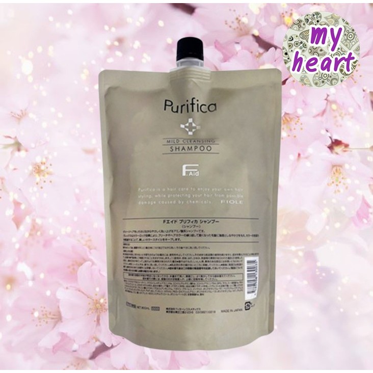 FIOLE Purifica Mild Cleansing Shampoo 800 ml แชมพูล็อคสี Purifica หลังฟอกและย้อม