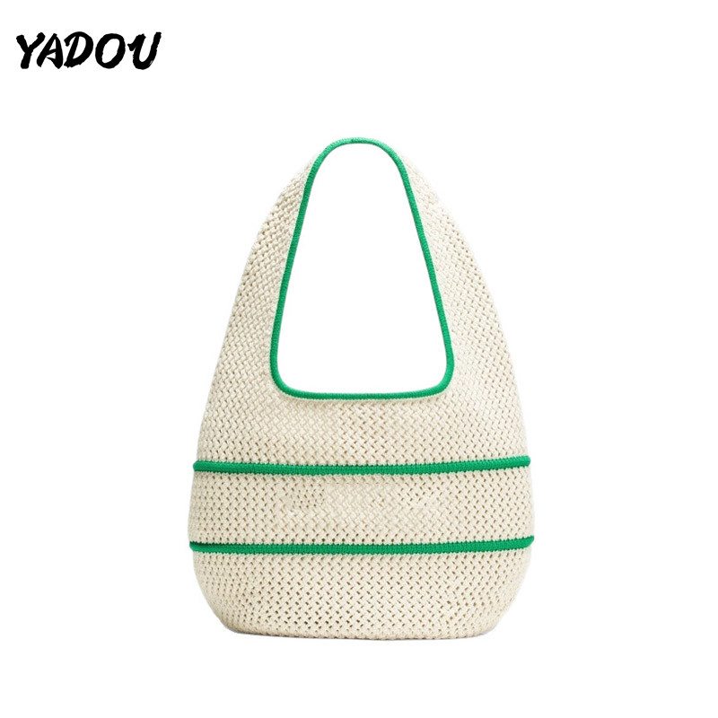 YADOU กระเป๋าผ้าหรูหราเปิดออกแบบกระเป๋าสะพายแฟชั่นเกาหลี