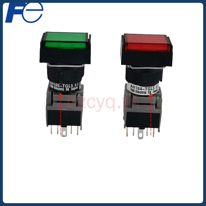 FUJI สวิตช์ปุ่มกด SL AH164-TL SL L AH165 AH164-TL5 SL5 L5 New AH165 AH165-TGL E3 DC24V