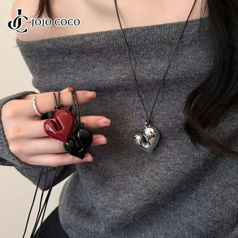JOJO COCO Love จี้สร้อยคอAdjustable Chain กันหนาวอุปกรณ์เสริม multifunctional
