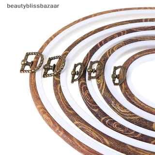 [beautyblissbazaar] เครื่องมือเย็บผ้ารอบสีไม้เย็บปักถักร้อย Hoops ชุดกรอบเย็บปักถักร้อยพลาสติก [TH]