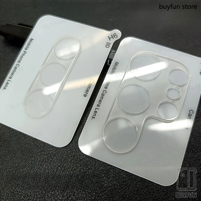 2 in 1 ฟิล์ม ฟิล์มกระจก Samsung A07 HD One-คลิกกระจกนิรภัยป้องกันหน้าจอสําหรับSamsung A07 A16 A17 A35 A36 A55 A56 S25 S24 FE Plusกล้องเลนส์Protector